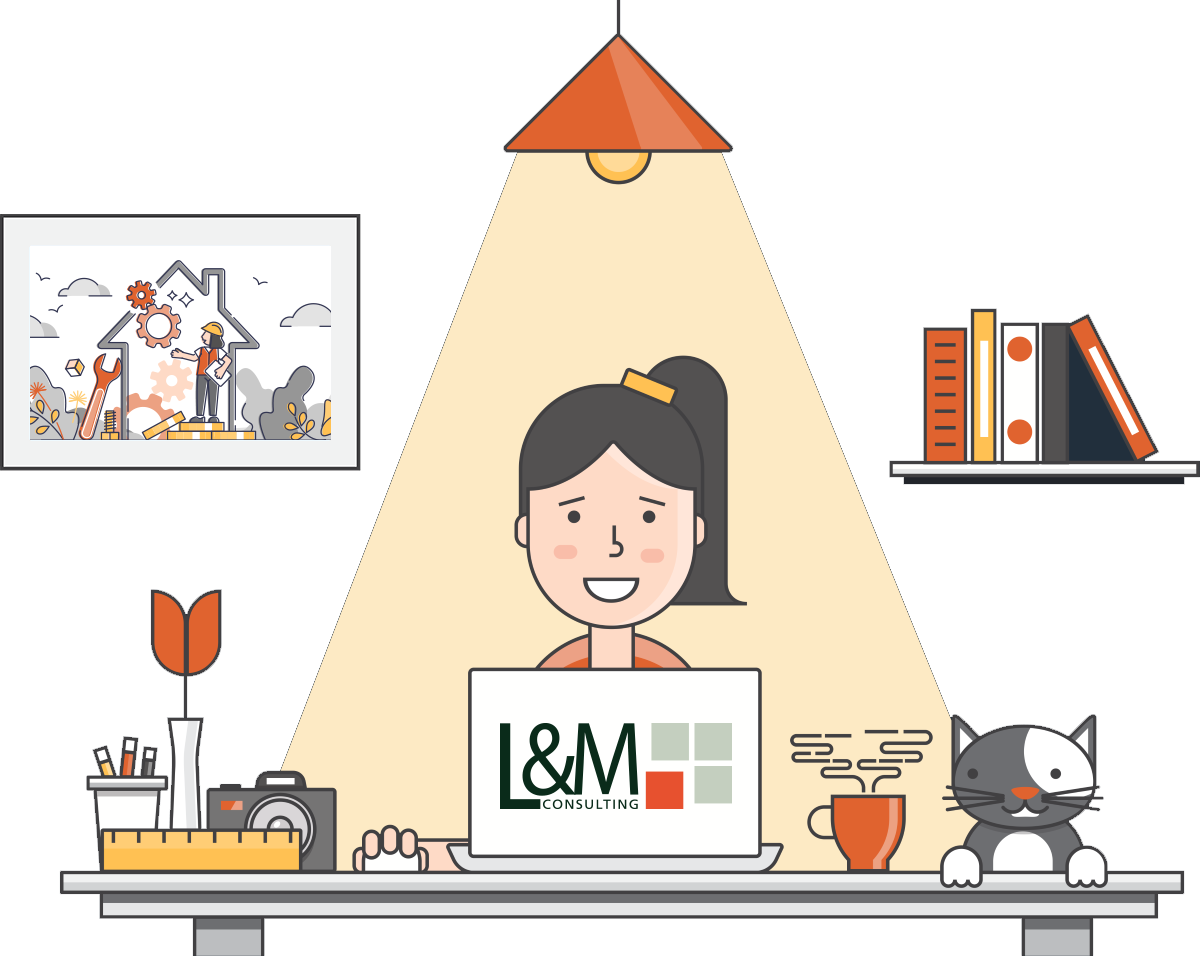 Cyber Chick at work in the dark